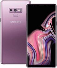 Samsung Galaxy Note 9 front display showcasing Super AMOLED screen