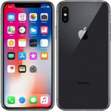 iPhone X 64GB Gray Unlocked Front View