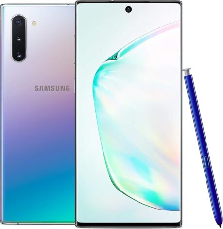 Samsung Galaxy Note 10 flagship smartphone with S Pen and 6.3-inch Dynamic AMOLED display showcase